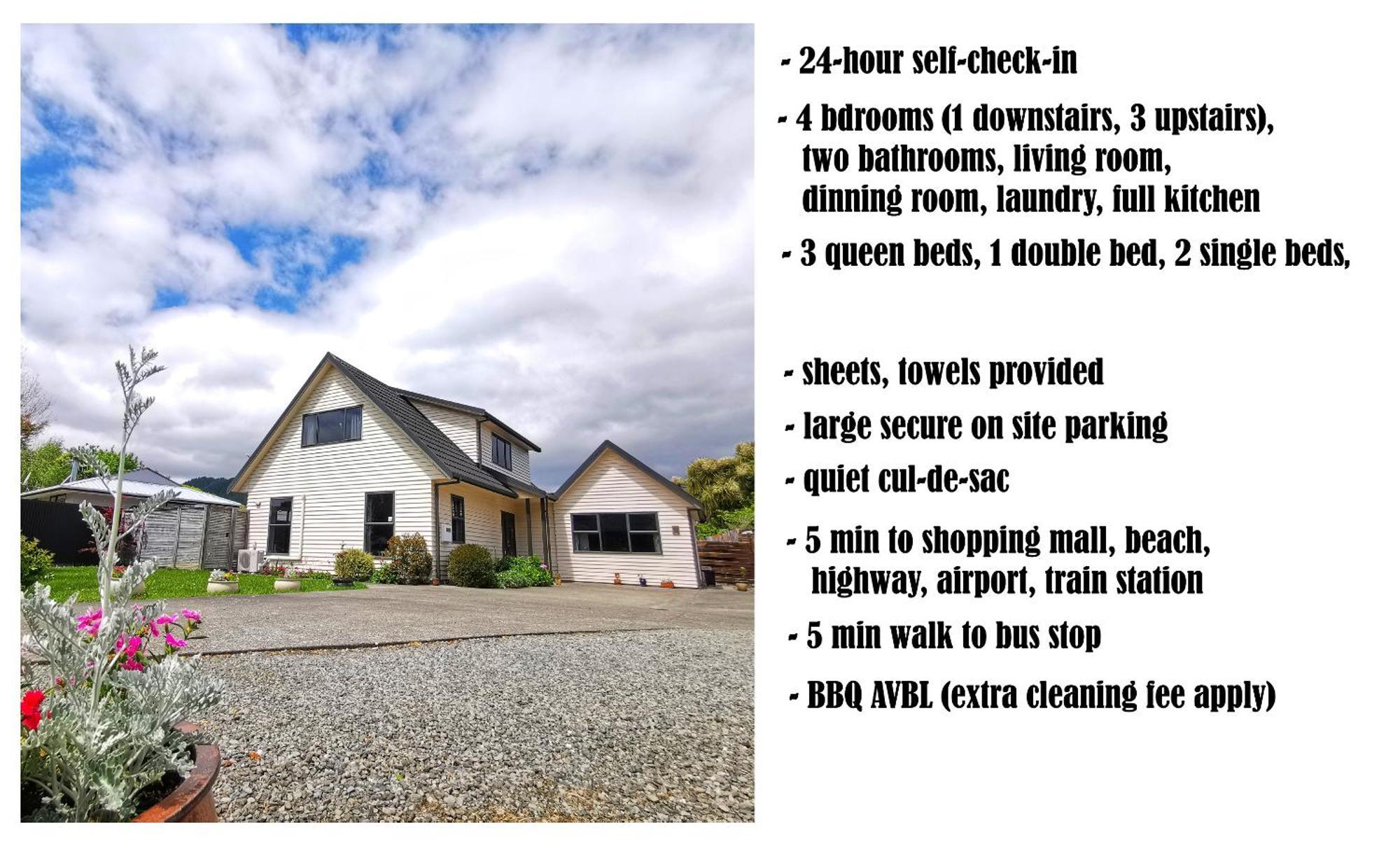 Atarau Grove Holiday House Paraparaumu Bagian luar foto