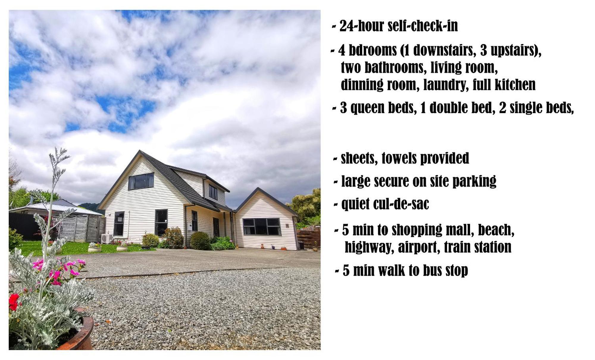Atarau Grove Holiday House Paraparaumu Bagian luar foto